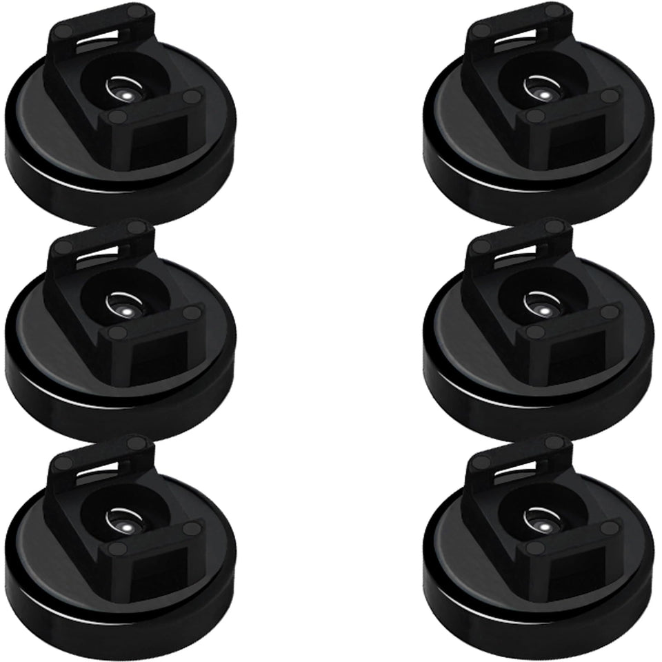 CNHABAGU magnet zip tie mount secures cables on metal surfaces with strong hold.