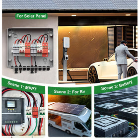 CNLonQcom 2P 40KA device with 35mm DIN rail for easy integration.