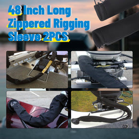 CNRAQR bundled control cables and fuel lines stay neatly managed.