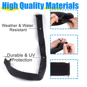 CNRAQR open-zipper cable sleeve offers easy access for maintenance.