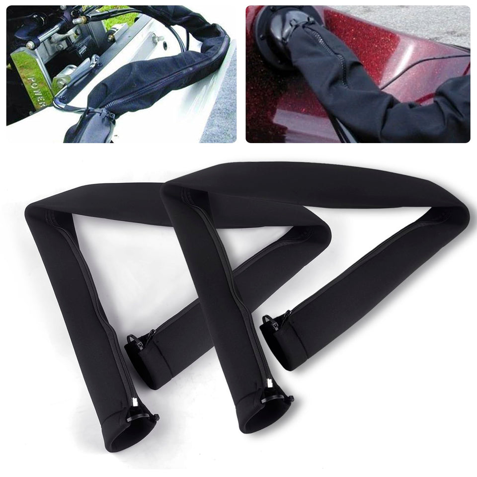 CNRAQR zippered rigging sleeve for 48-inch wires keeps wires protected and neatly organized.