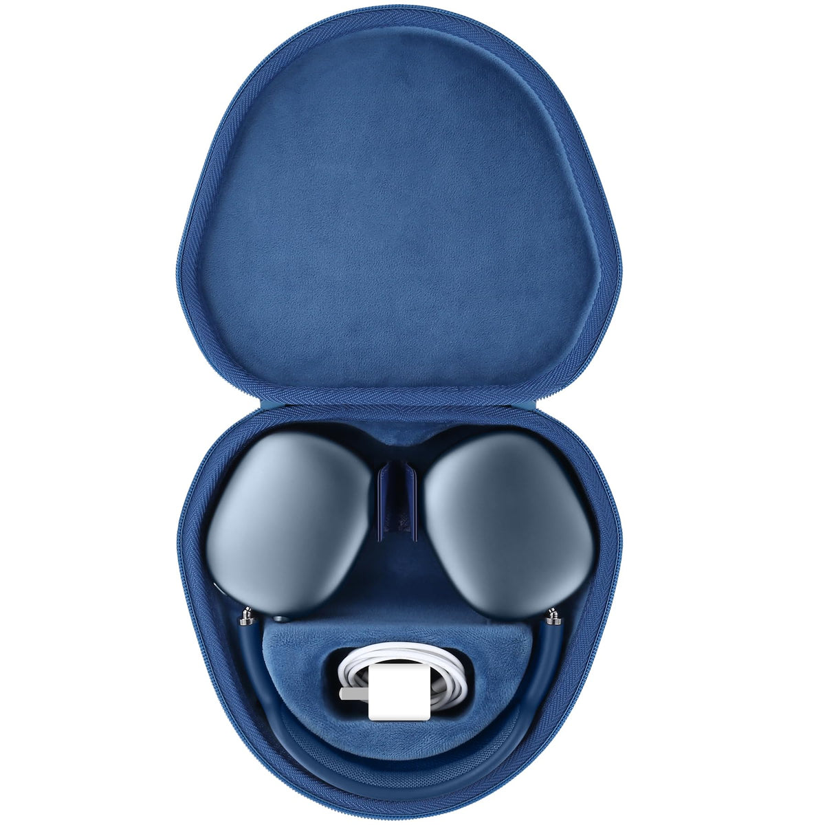co2CREA front view of deep blue hard case showing protective shape and color