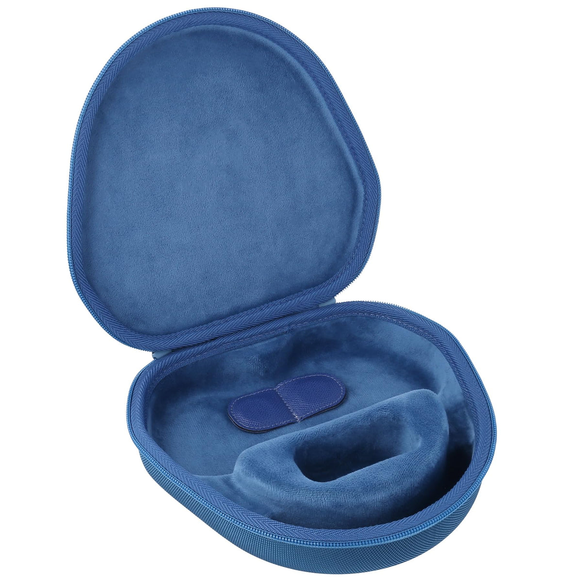 co2CREA open case with AirPods Max inside demonstrating secure fit and sleep mode