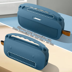 co2CREA aluminum carabiner attached to Twilight Blue case