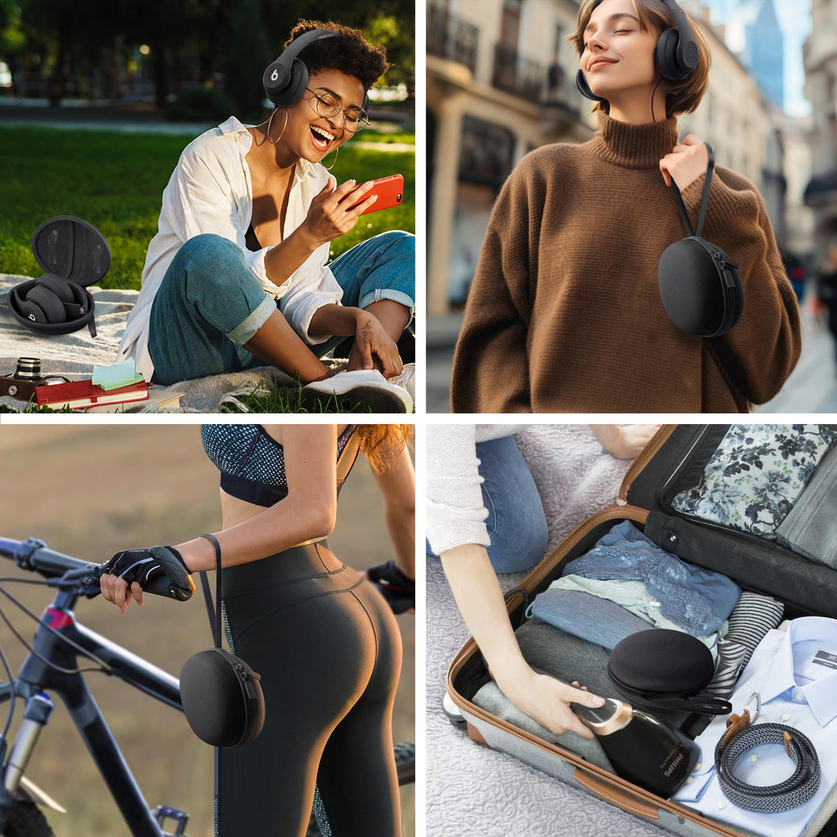 co2CREA Beats Solo4 Solo3 case full-coverage fit shields headphones