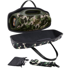 co2CREA camo front view showing secure speaker fit and rugged protection