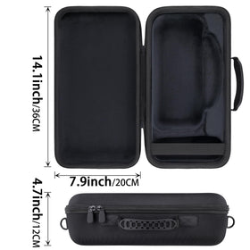 co2CREA Bose SoundLink Max case dual zipper for quick access and security