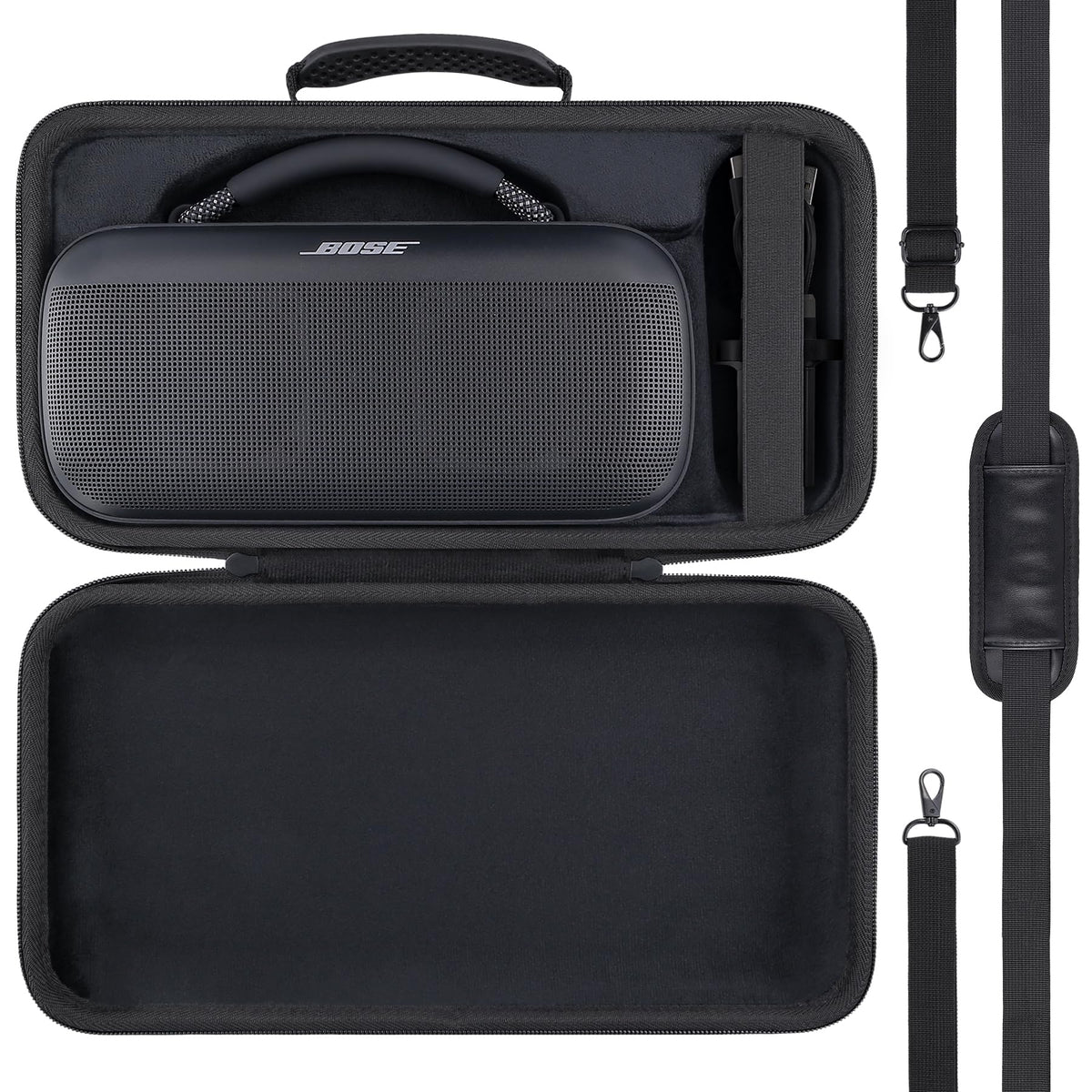 co2CREA Bose SoundLink Max case exterior showing rugged protection for travel