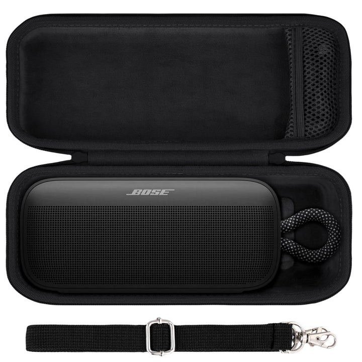 co2CREA front view of hard case showing secure protection for Bose SoundLink Plus