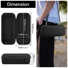 co2CREA reinforced hand strap demonstrating secure grip for carrying Bose SoundLink Plus