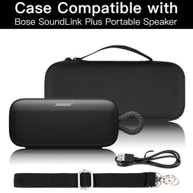 co2CREA open case interior with Bose SoundLink Plus fit and organized storage benefit