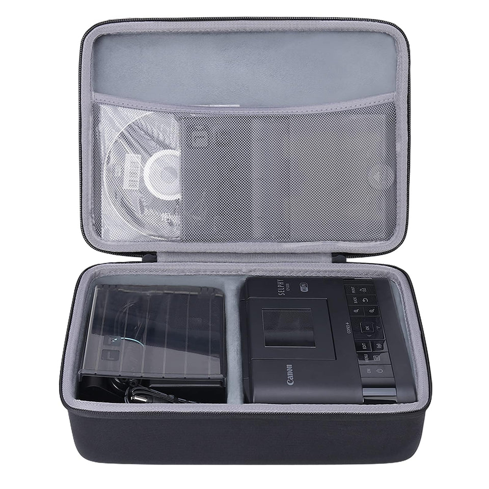 co2CREA Canon SELPHY CP1500 front view hard case protects your printer on the go.