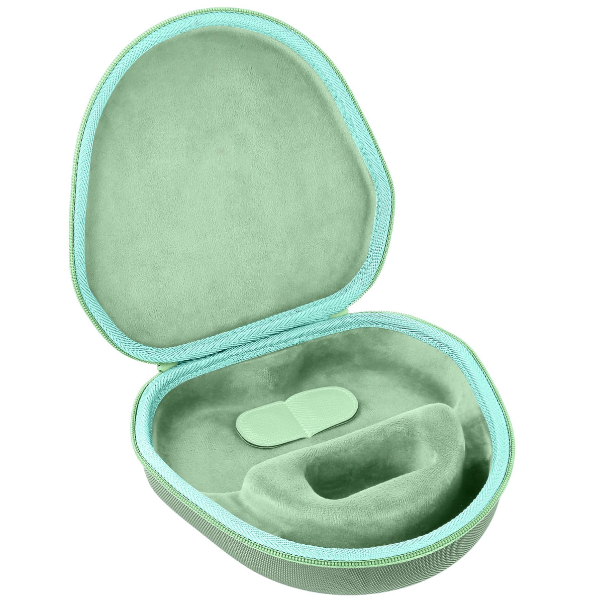 co2CREA case open with AirPods Max inside showing secure fit benefit