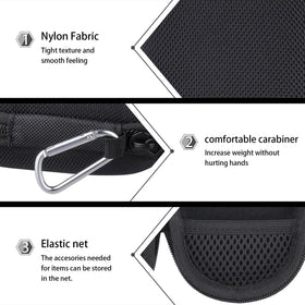 co2CREA Clip 5 case includes carabiner for portability