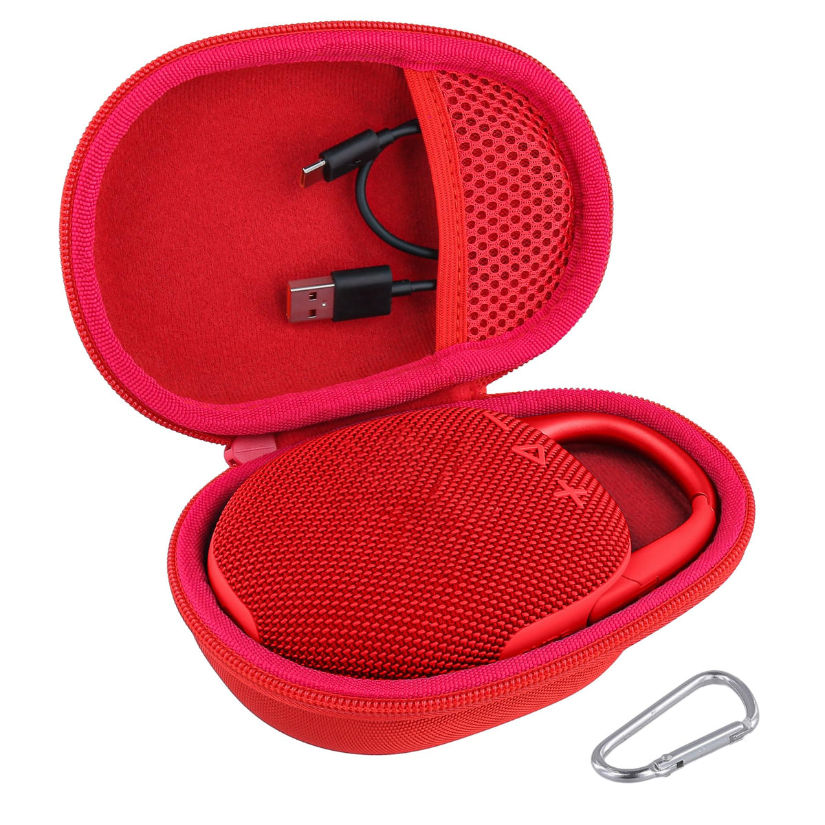 co2CREA Clip 5 hard case interior 1:1 space keeps speaker secure
