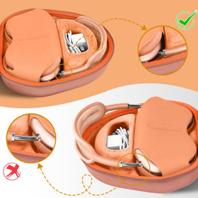 co2CREA close-up of magnetic base enabling AirPods Max 2 sleep mode convenience