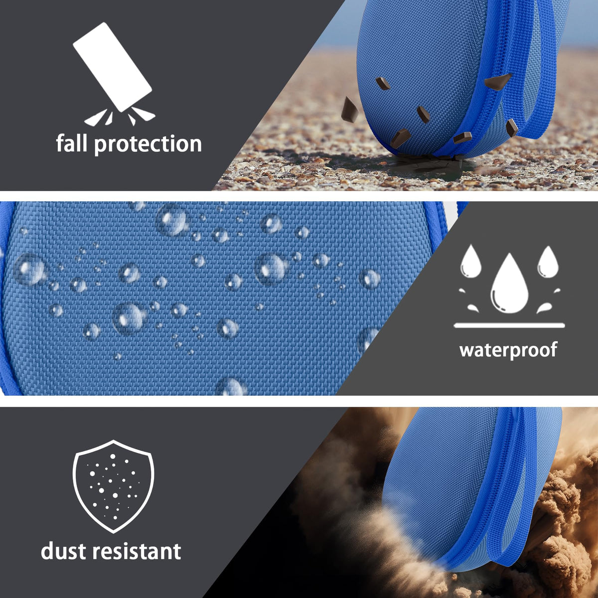 co2CREA compact case stores multiple SHOKZ models neatly