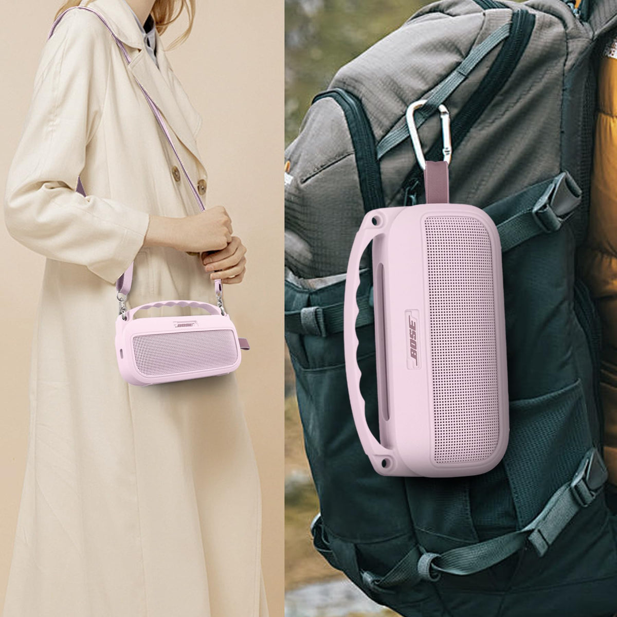 co2CREA compact travel-friendly case keeps Bose speaker protected on the go.