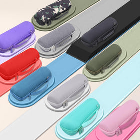 co2CREA elastic accessory strap secures cables inside the case