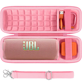 co2CREA pink case combines style with practical protection for JBL Flip.
