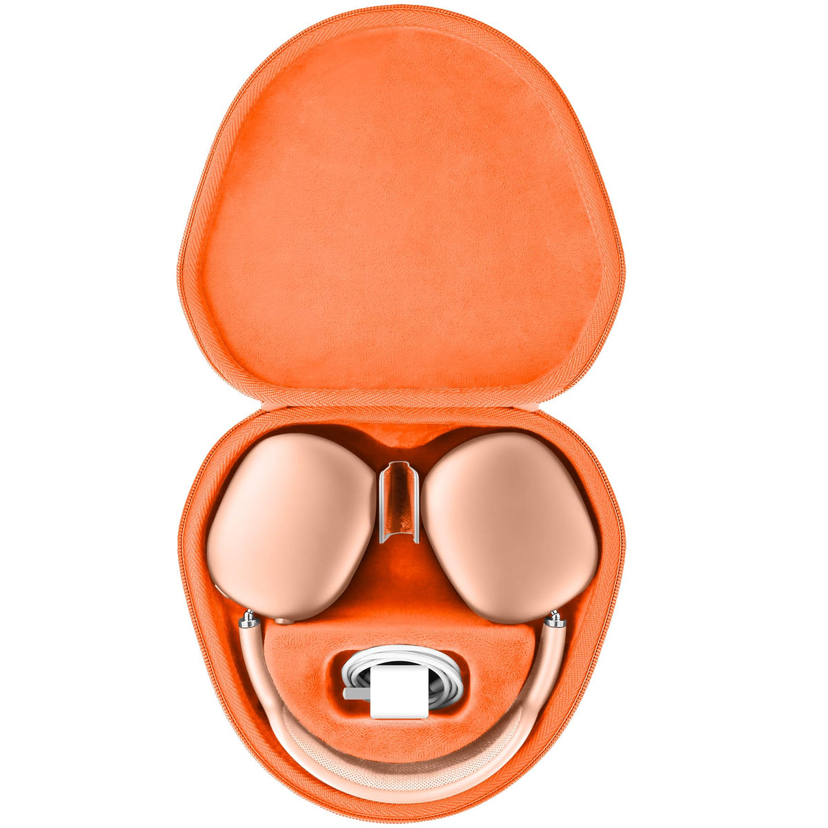 co2CREA tangerine front case showing durable shell and visibility benefit