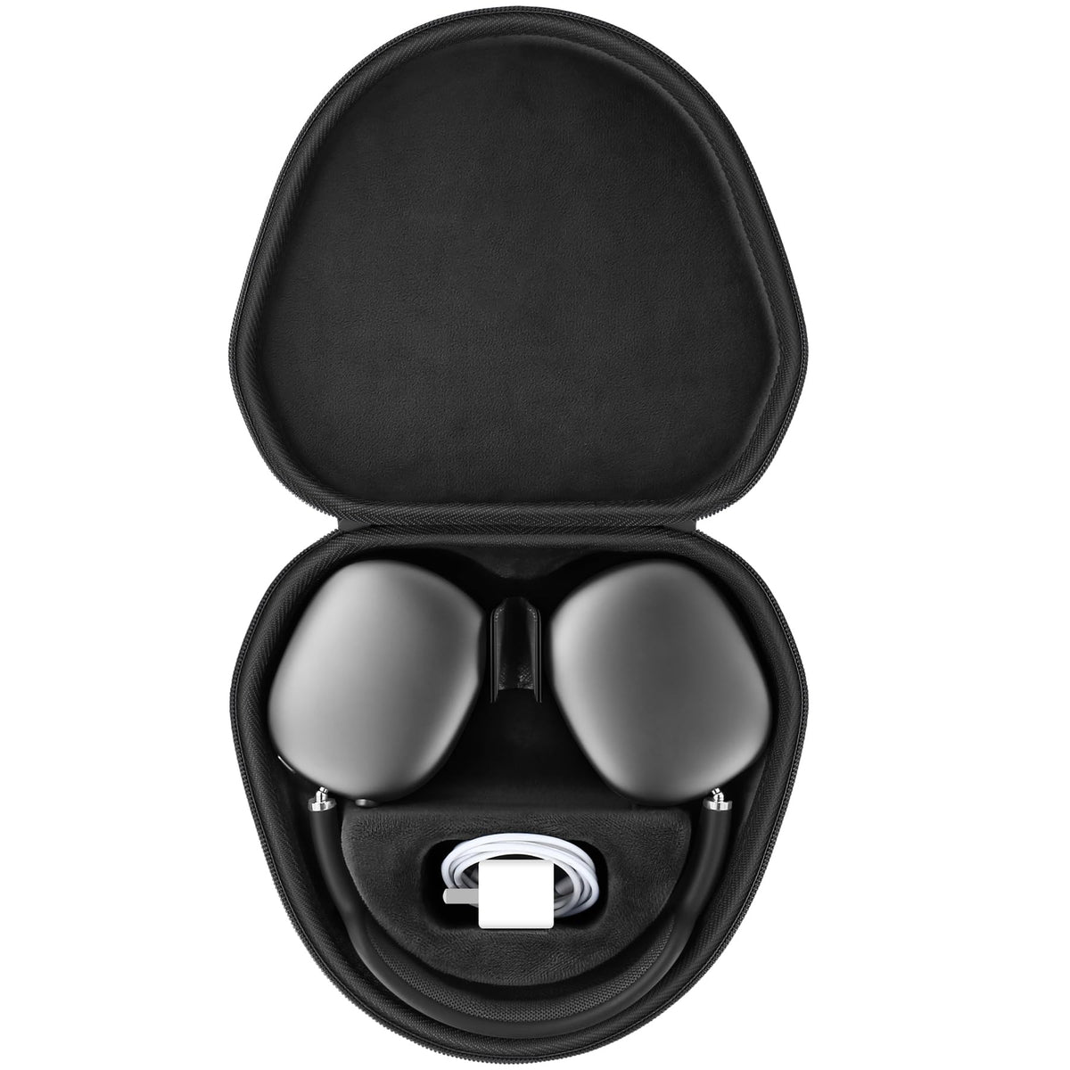 co2CREA black hard case front view showing compact protection and sleek profile