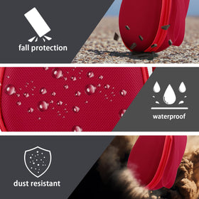 co2CREA hard case mesh pocket interior, keeps accessories organized