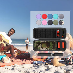 co2CREA hard case two accessory pockets organize cables and chargers