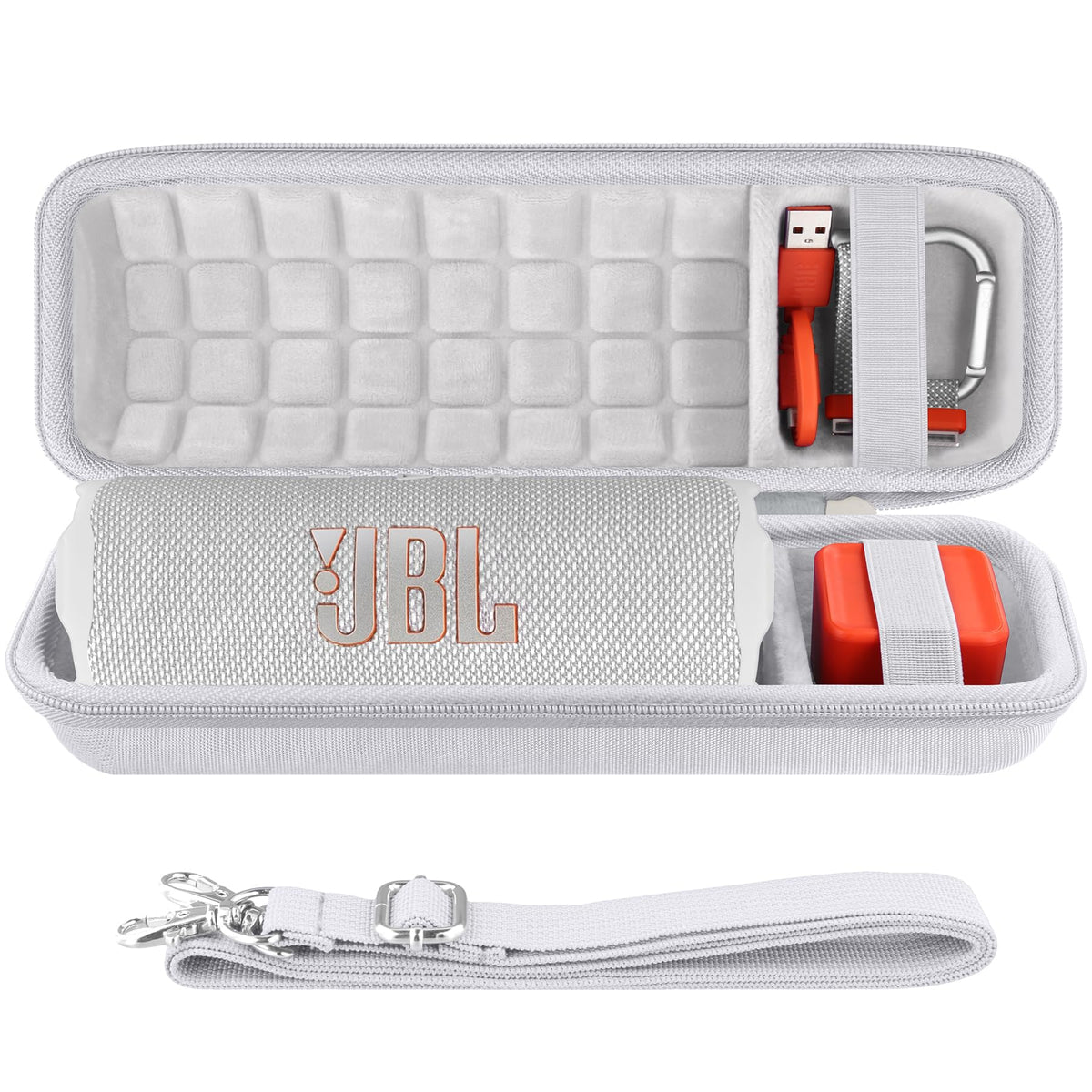 co2CREA hard case for JBL Flip 7/6/5 with rugged shell protection for travel