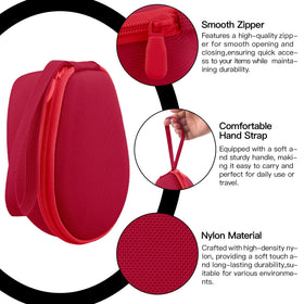 co2CREA hard case OpenRun Standard red, reliable protection and organized space