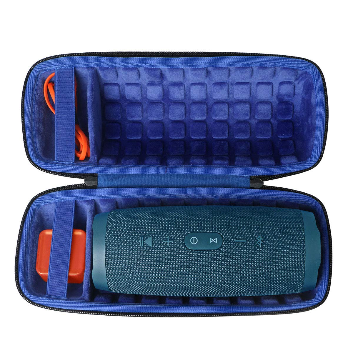 co2CREA hard travel case exterior view protects JBL Charge 4 from shocks