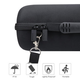 co2CREA charger pocket in JBL Charge 4 case simplifies accessory storage.
