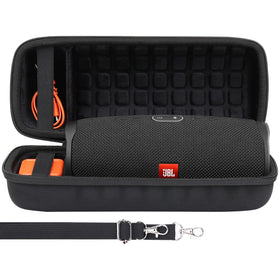 co2CREA hard travel case for JBL Charge 4 exterior protects your speaker during travel.