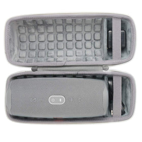 co2CREA hard travel case outside black with grey interior protects JBL Charge 4/5 on the go
