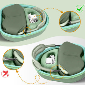 co2CREA soft anti-static lining close-up protecting headphone finish