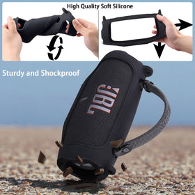 co2CREA JBL Charge 6 attachment to backpack with carabiner