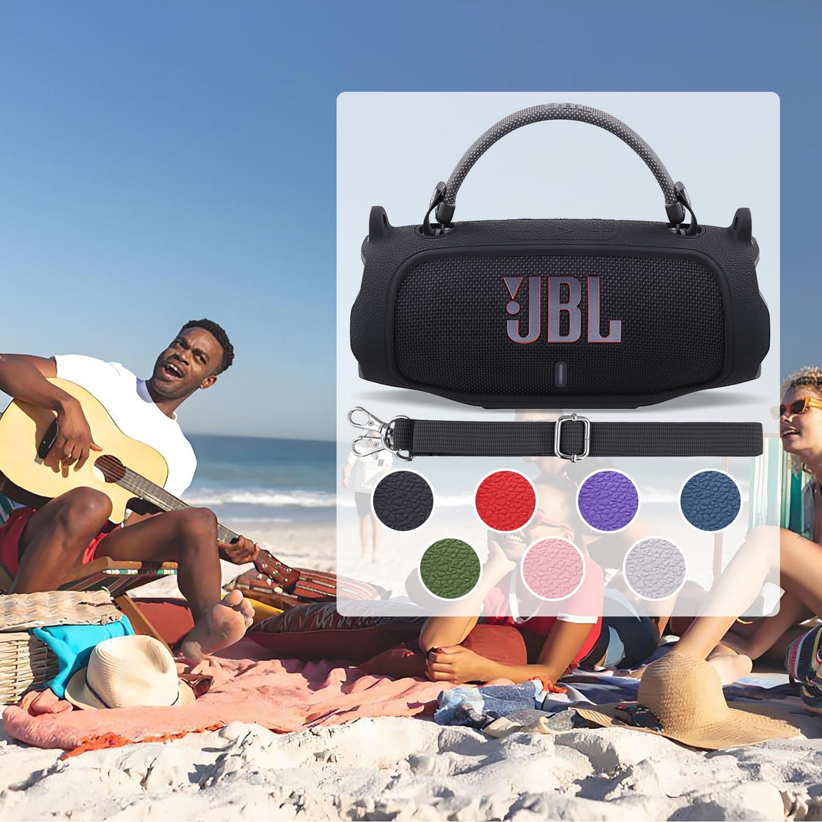 co2CREA JBL Charge 6 durable silicone case for everyday protection