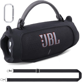 co2CREA JBL Charge 6 front view silicone case protects while keeping ports accessible