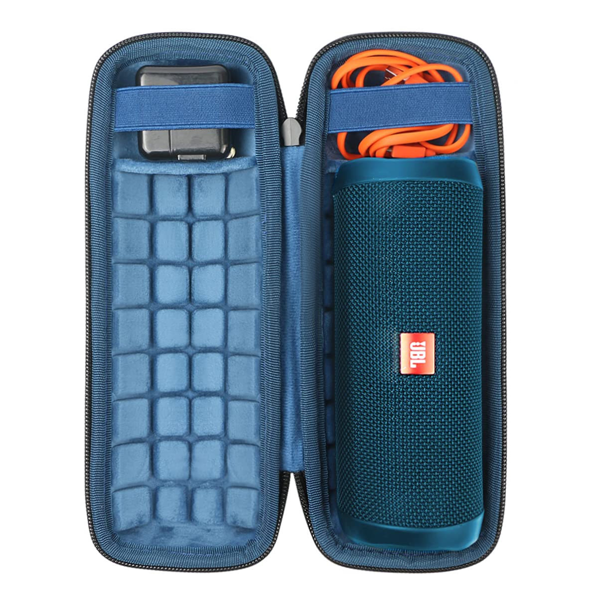 co2CREA JBL Flip case side view shows rugged exterior for travel protection.