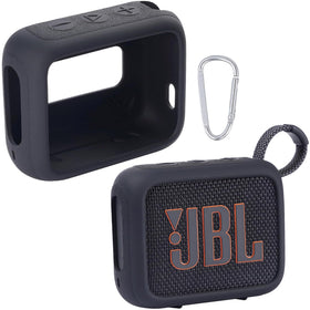co2CREA JBL Go 4 silicone case close-up showing snug fit and protection.