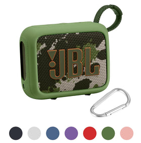 co2CREA JBL Go 4 silicone case green protection for rain and splashes.