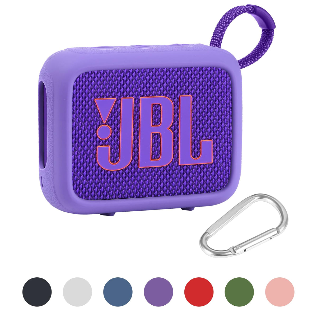 co2CREA JBL Go 4 silicone case offers lightweight travel protection