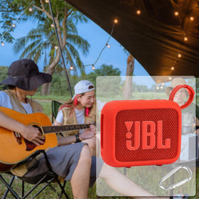 co2CREA JBL Go 4 red silicone case waterproof travel protection