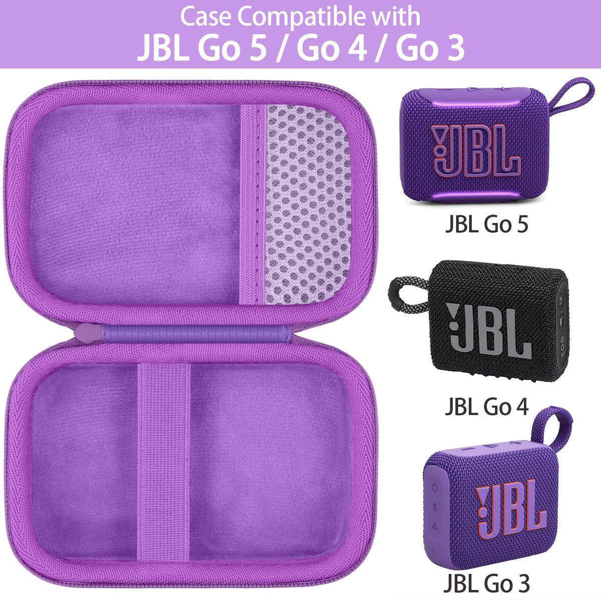 co2CREA JBL Go 4 case — precision interior keeps the speaker secure during transit.