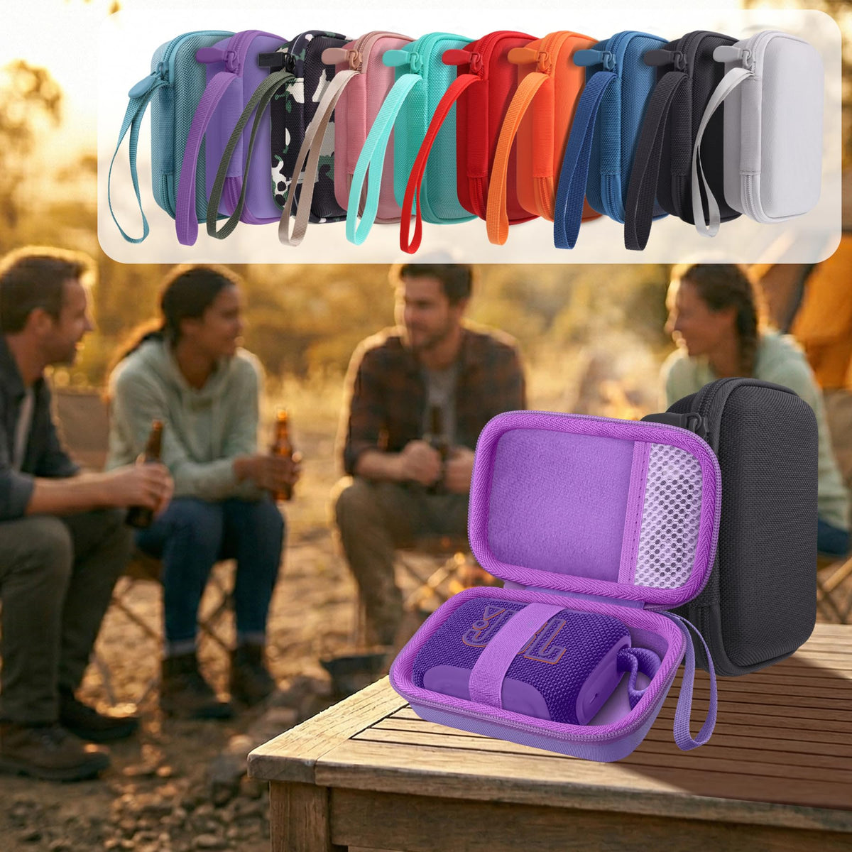 co2CREA JBL Go case — case-only packaging keeps your speaker protected.