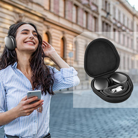 co2CREA case packed in a travel bag illustrating commute-ready convenience