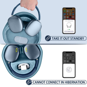 co2CREA case magnetic base alignment showing sleep-mode activation convenience