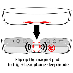 co2CREA magnetic base detail enabling AirPods Max sleep mode