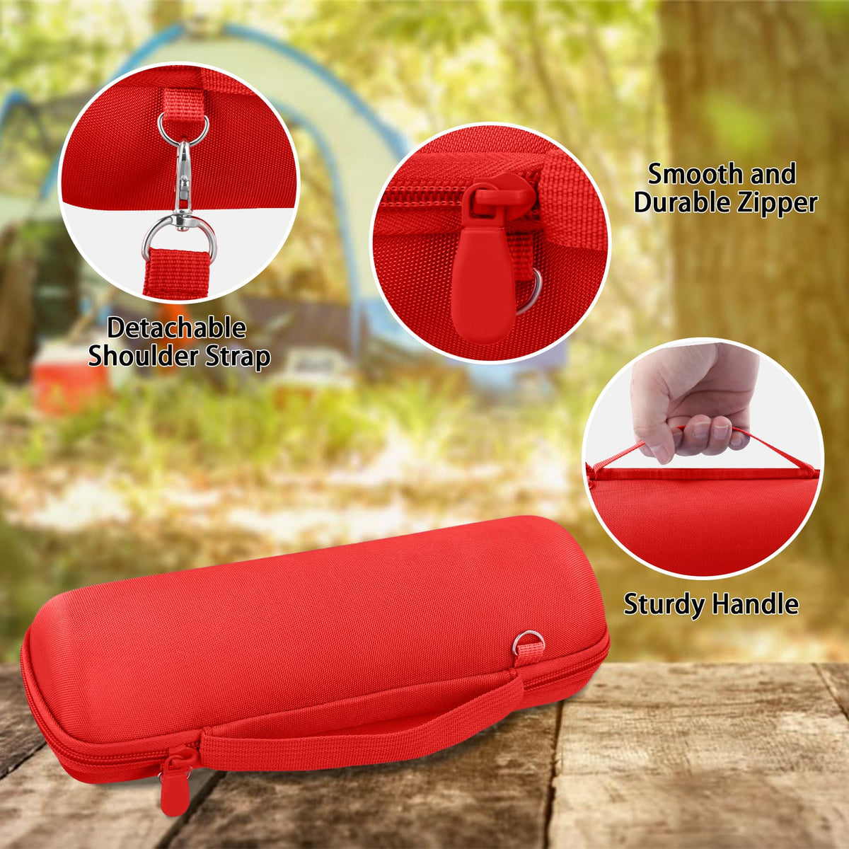 co2CREA reinforced handle provides sturdy grip for travel