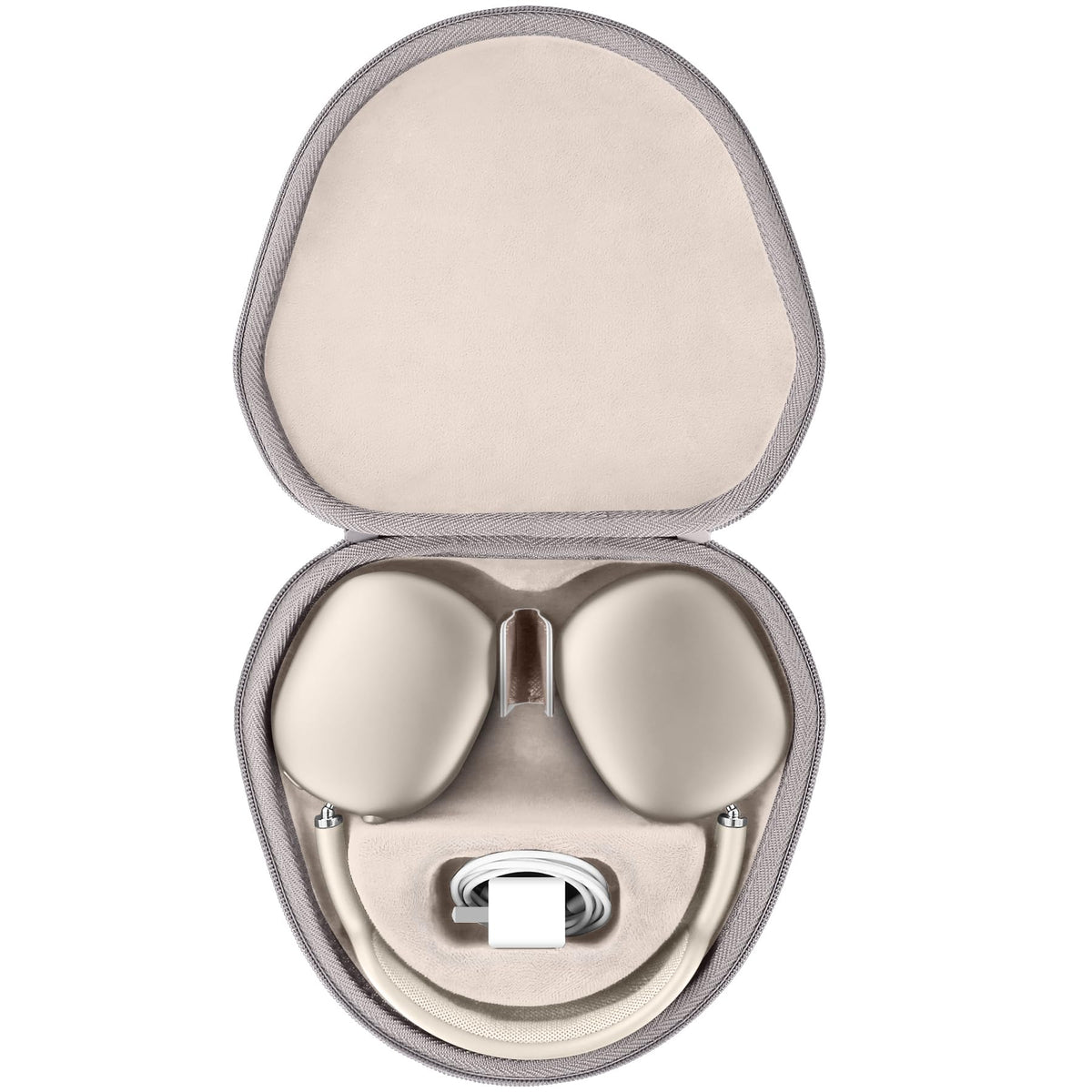 co2CREA sandstone case front closed showing slim protected silhouette and durable shell